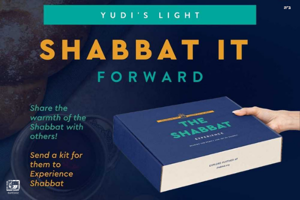 Shabbat-It-Forward in Honor of Rabbi Yudi Dukes