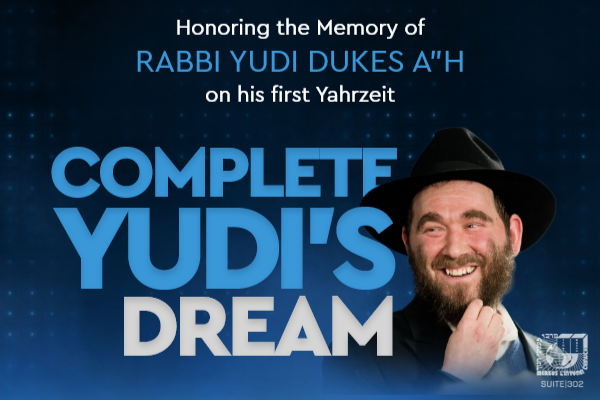 “Yudi’s Legacy” to Complete Rabbi Duke’s Three Dream Projects