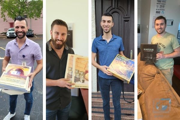 Young Professionals Take Lead In Sharing Matzah With Others