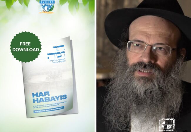 New Anthology on Har Habayis Released by Shliach Rabbi Mendel Raskin