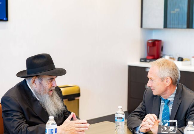 UN GENERAL ASSEMBLY PRESIDENT VISITS CHABAD HEADQUARTERS